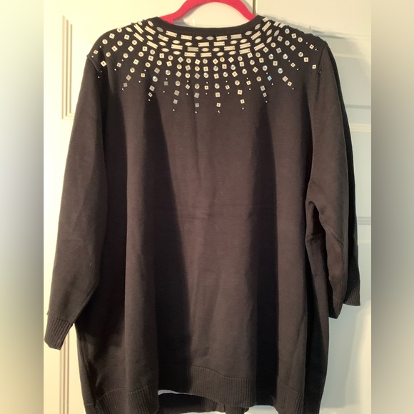 Quacker Factory Cardigan Tank Sweater - Picture 8 of 10